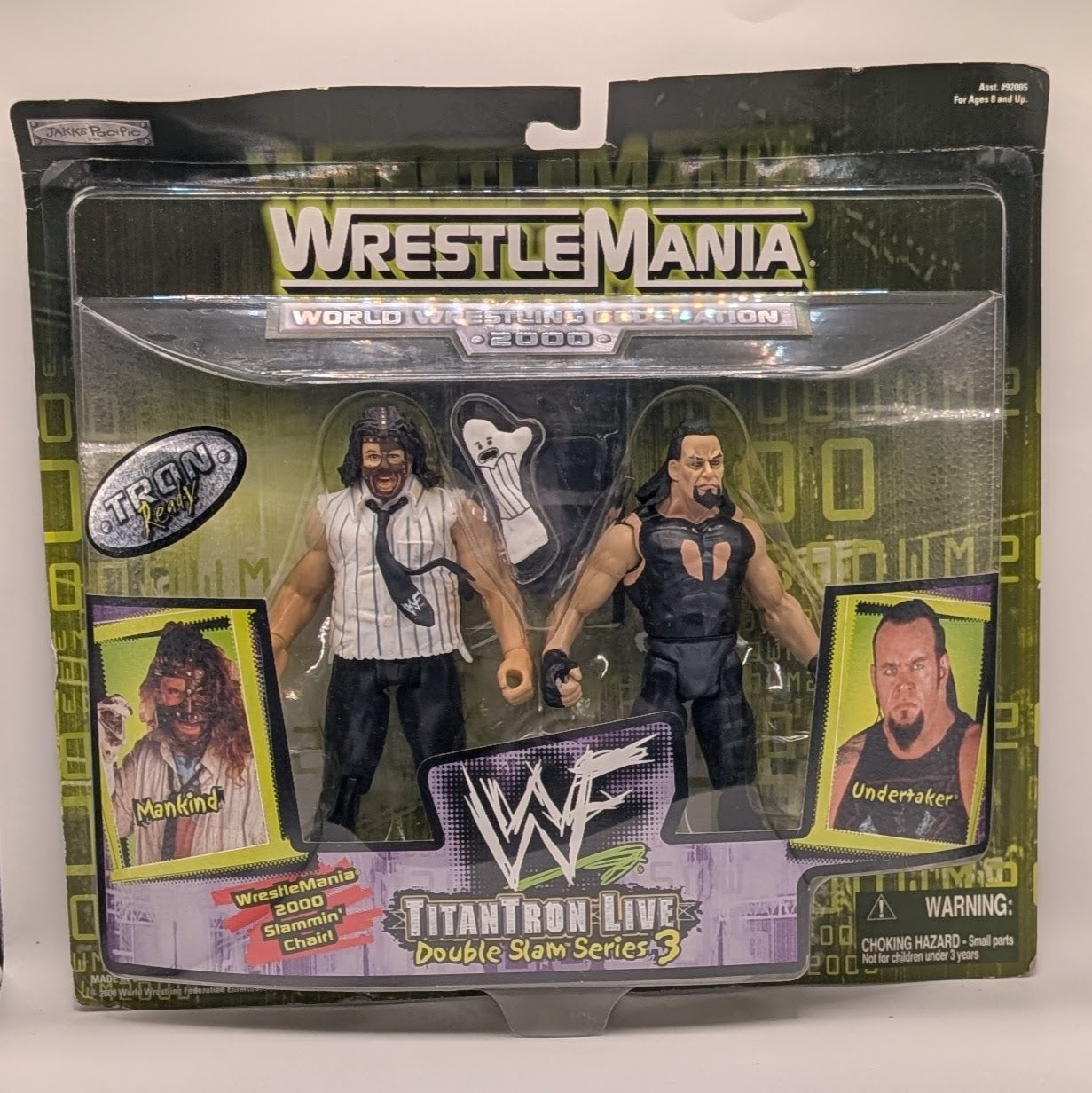 2000 WWF Jakks Pacific Titantron Live Double Slam Series 3: Mankind & Undertaker