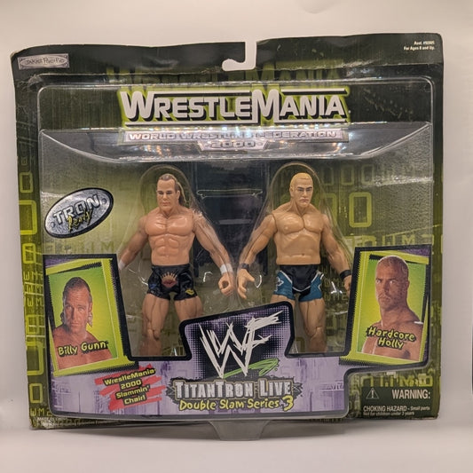 2000 WWF Jakks Pacific Titantron Live Double Slam Series 3: Billy Gunn & Hardcore Holly