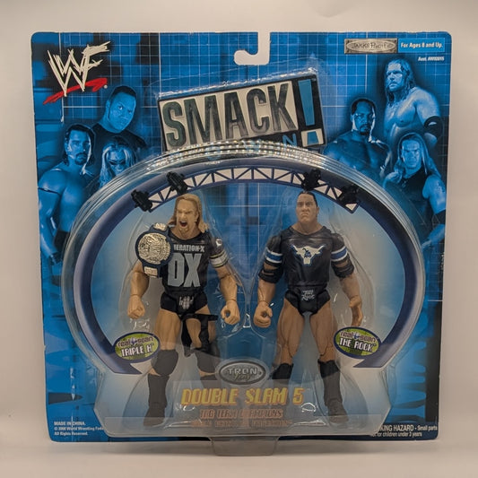 2000 WWF Jakks Pacific Titantron Live Double Slam Series 5: Triple H & The Rock