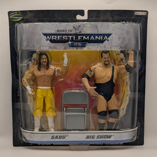 2006 WWE Jakks Pacific Ruthless Aggression Road to WrestleMania 23 2-Packs Series 1: Sabu & Big Show