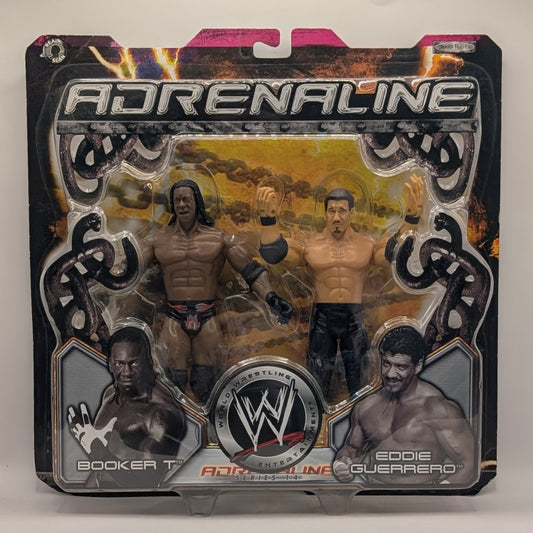 2005 WWE Jakks Pacific Adrenaline Series 14 Booker T & Eddie Guerrero