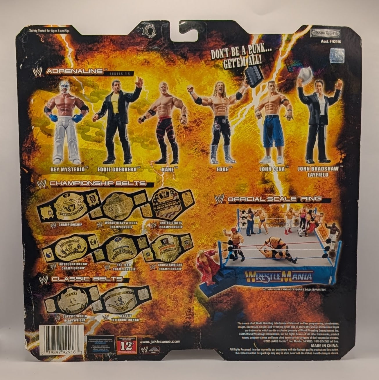 2005 WWE Jakks Pacific Adrenaline Series 15 Rey Mysterio & Eddie Guerrero