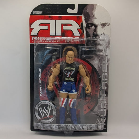 2006 WWE Jakks Pacific Ruthless Aggression Series 18.5 "Ring Rage" Kurt Angle