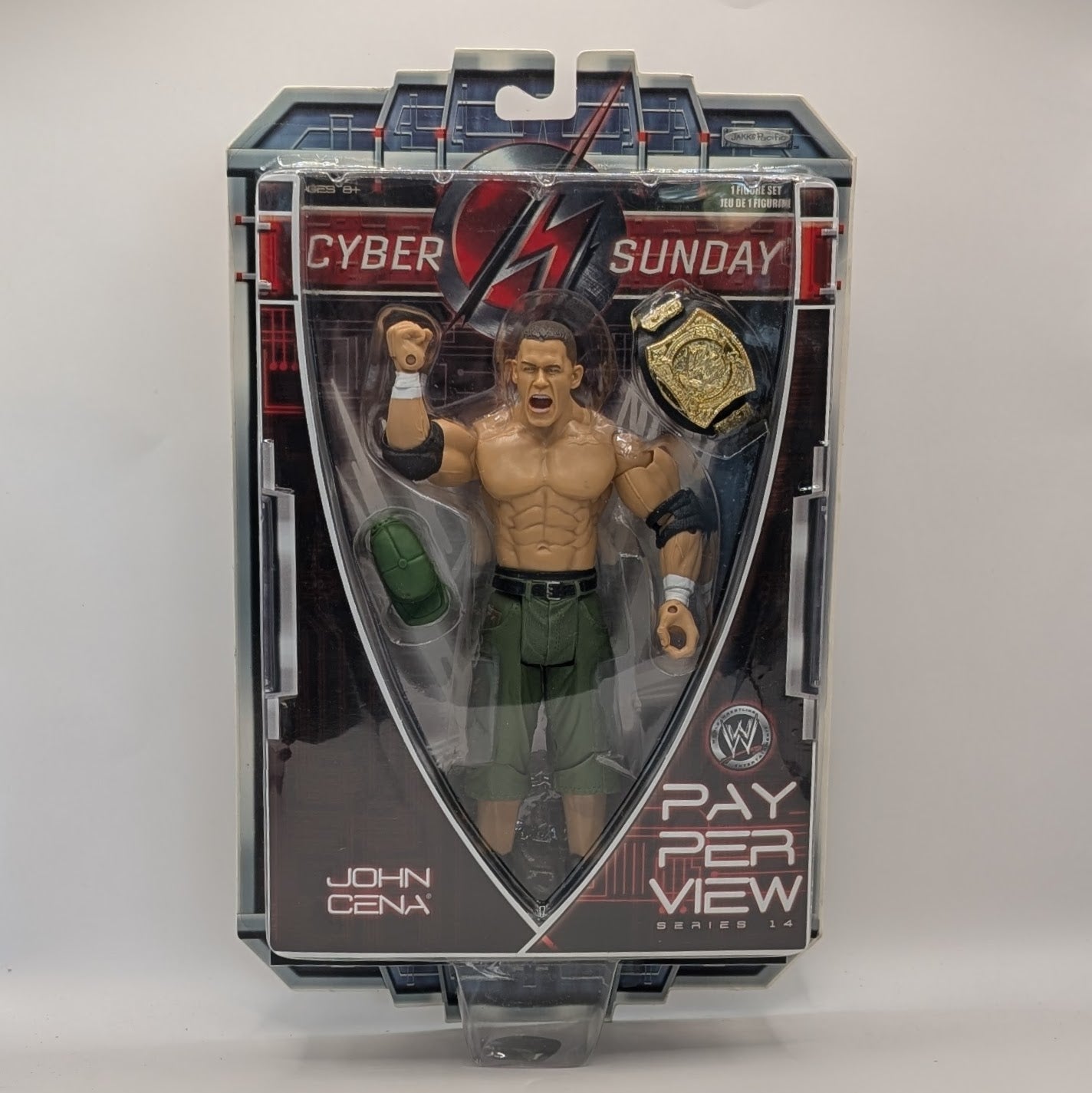 2007 WWE Jakks Pacific Ruthless Aggression Pay Per View Series 14 "Cyber Sunday" John Cena