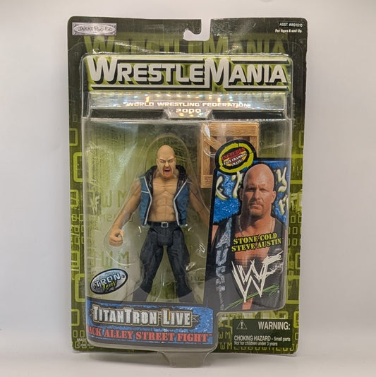 1999 WWF Jakks Pacific Titantron Live Back Alley Street Fight Stone Cold Steve Austin