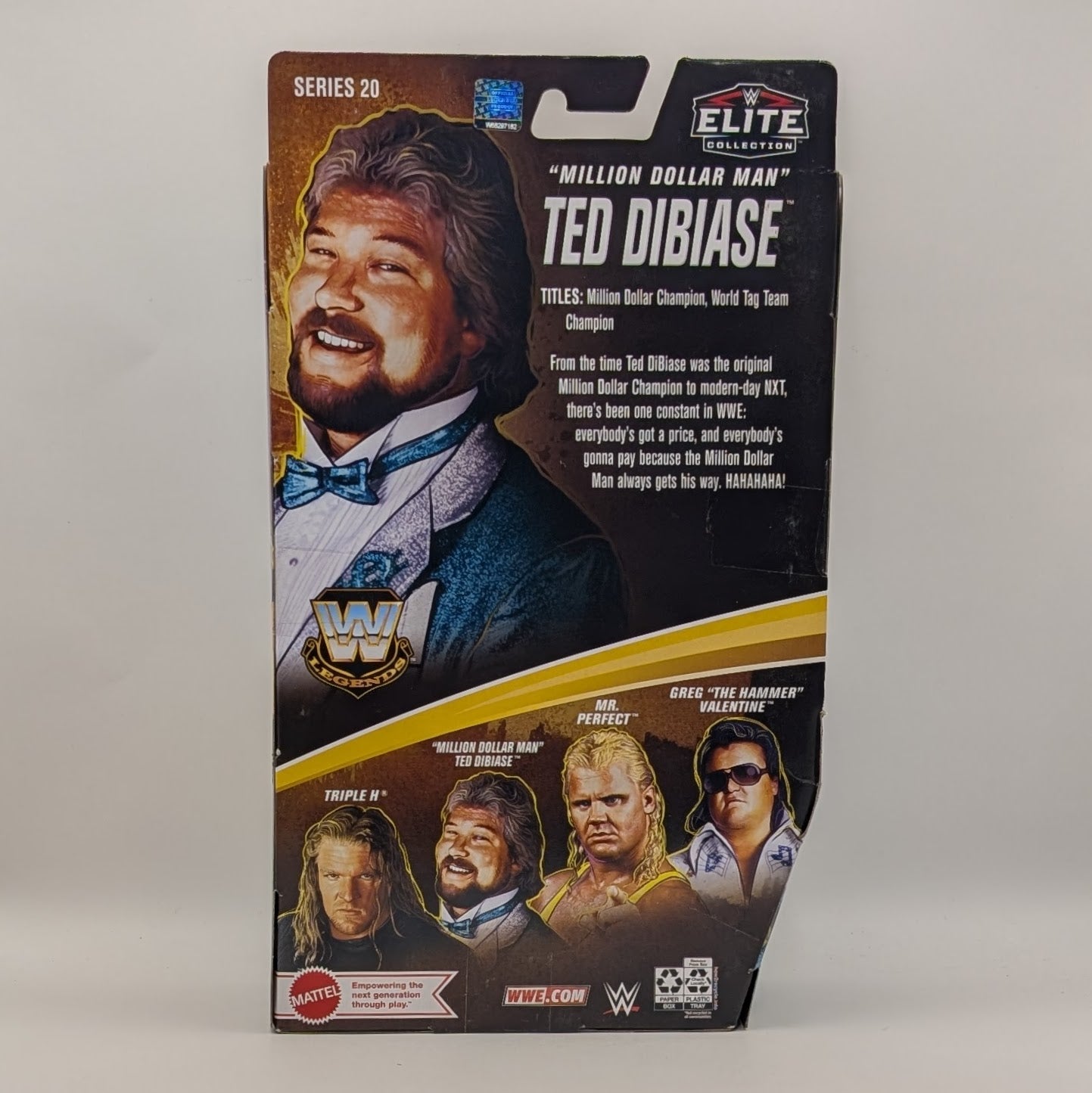 WWE Legends Series 20 - Million Dollar Man Ted DiBiase WWE Legends Series 20 - Million Dollar Man Ted DiBiase