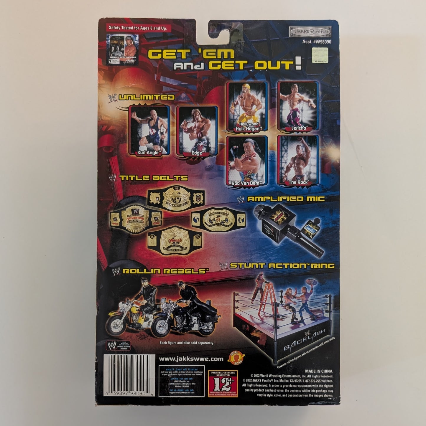 2002 WWE Jakks Pacific Unlimited Series 1 Rob Van Dam