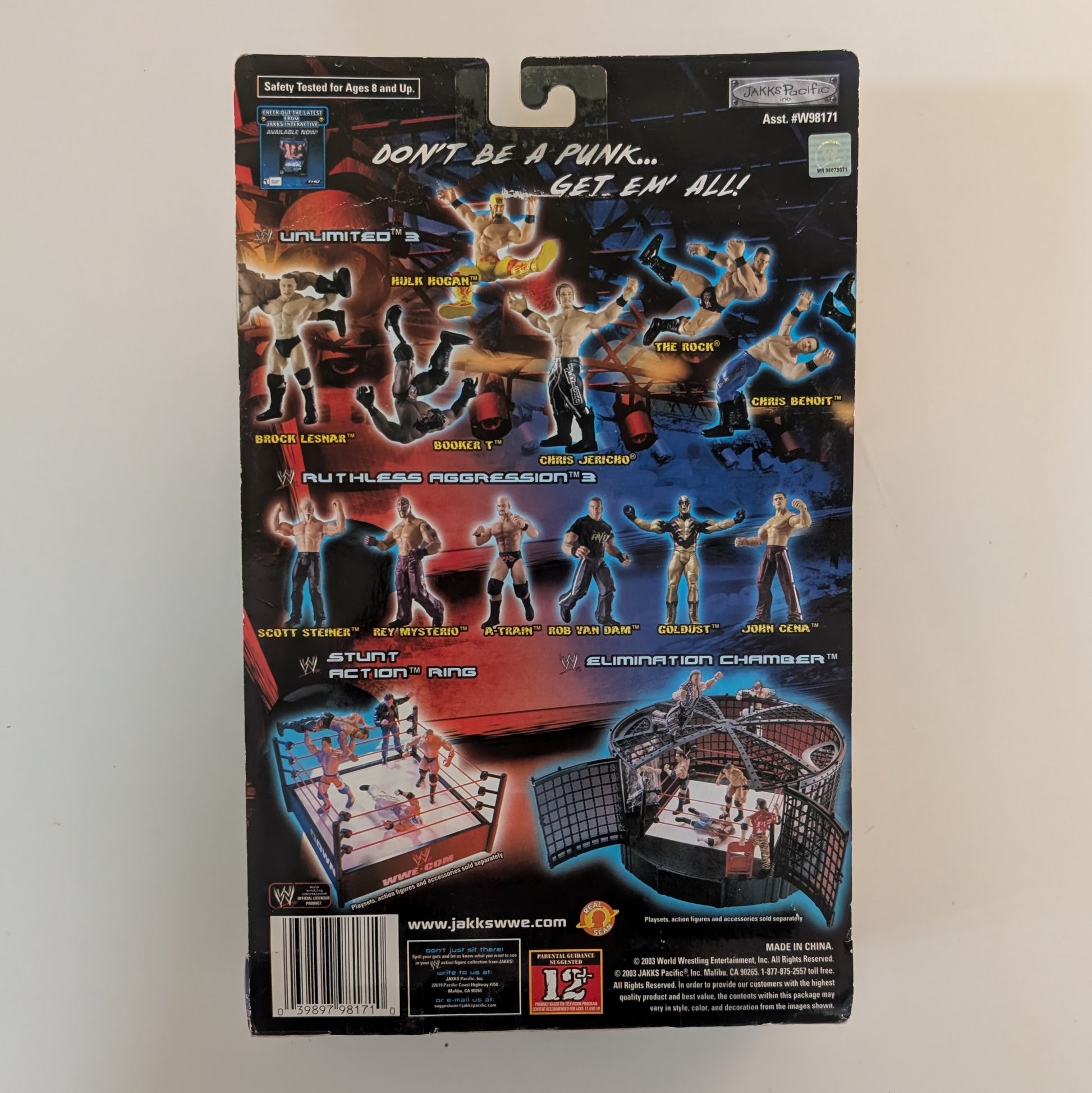 WWE Unlimited Chris Jericho /Booker T 2体