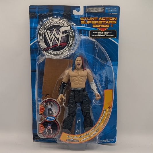2001 WWF Jakks Pacific Titantron Live Stunt Action Superstars Series 1 Jeff Hardy