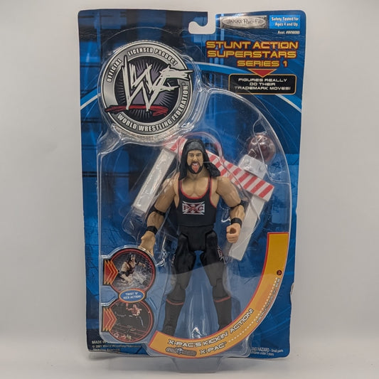 2001 WWF Jakks Pacific Titantron Live Stunt Action Superstars Series 1 X-Pac