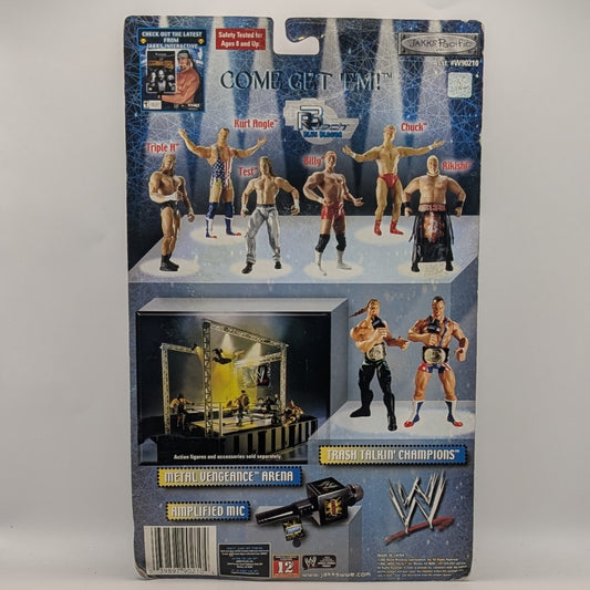 2002 WWE Jakks Pacific R-3 Tech Series 4 "Blue Bloods" Kurt Angle