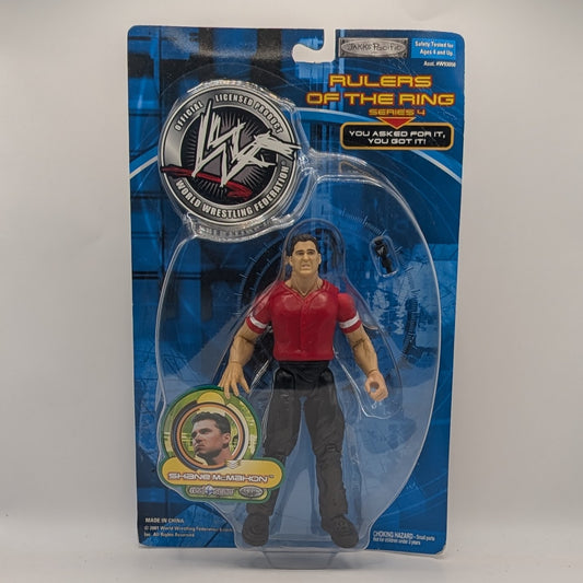 2001 WWF Jakks Pacific Titantron Live Rulers of the Ring Series 4 Shane McMahon