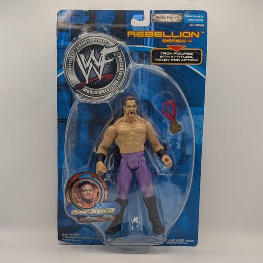 2001 WWF Jakks Pacific Titantron Live Rebellion Series 4 Chris Benoit