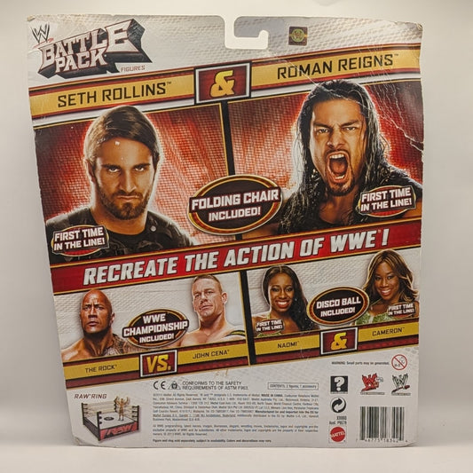 2013 WWE Mattel Basic Battle Packs Series 24 Seth Rollins & Roman Reigns