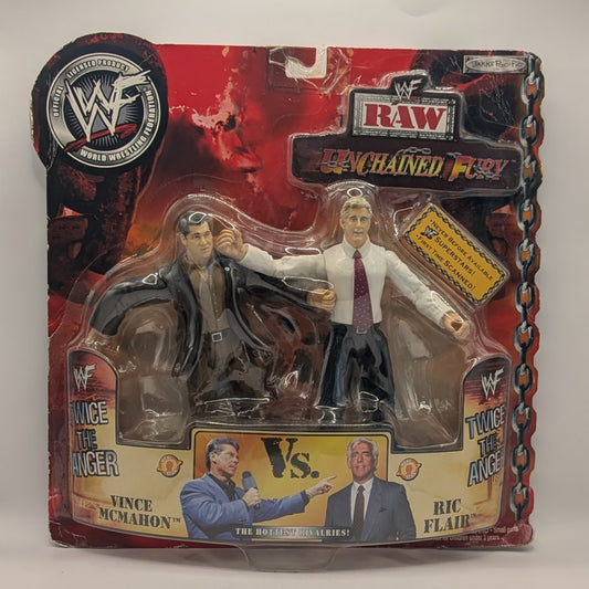 2002 WWF Jakks Pacific Titantron Live Unchained Fury 2-Packs: Vince McMahon vs. Ric Flair