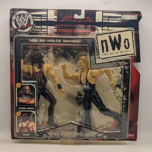 2002 WWE Jakks Pacific nWo R-3 Tech "Big, Bad and Mad": Kane vs. Kevin Nash