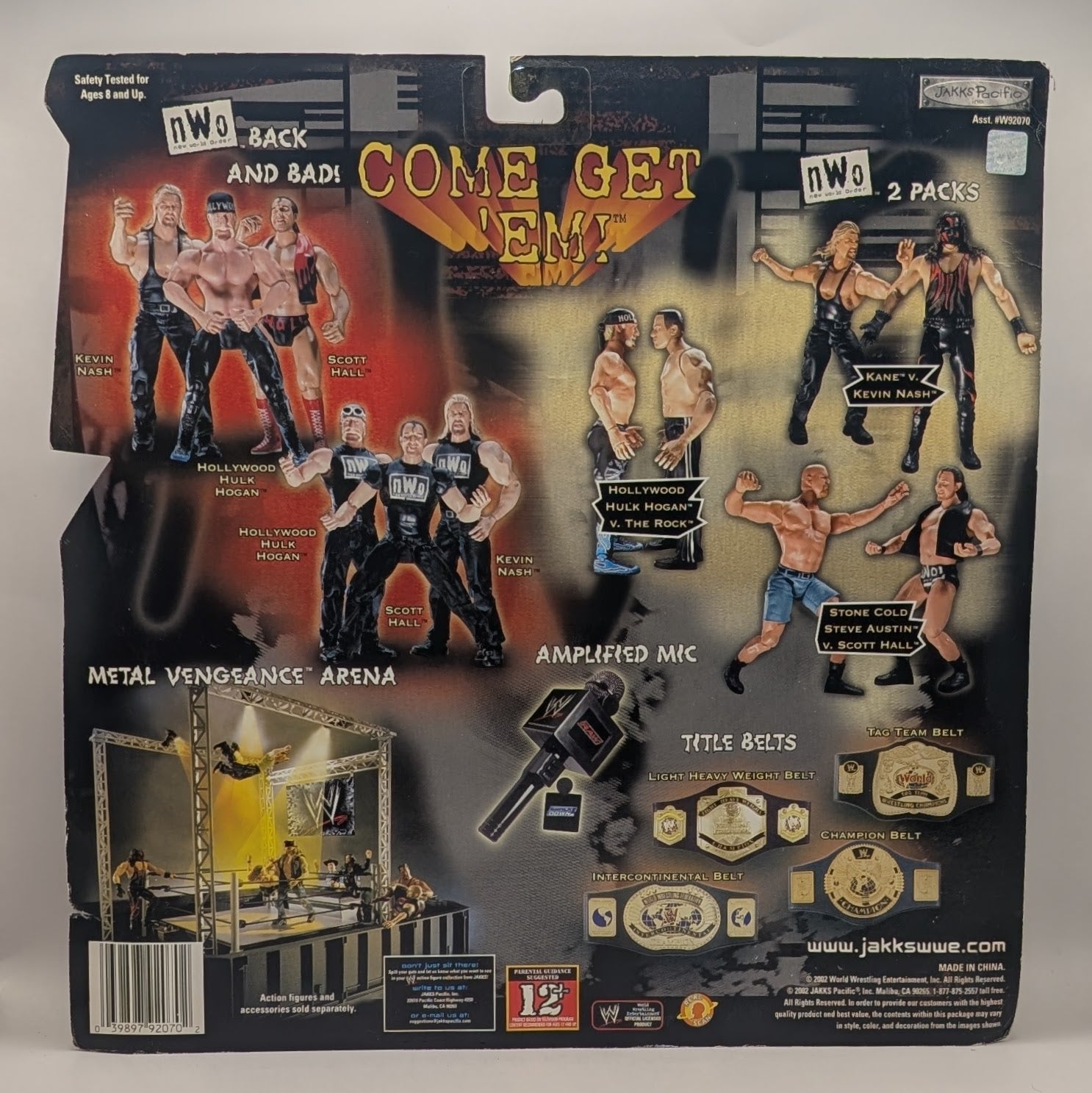 2002 WWE Jakks Pacific nWo R-3 Tech 