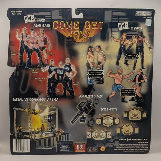 2002 WWE Jakks Pacific nWo R-3 Tech "Big, Bad and Mad": Kane vs. Kevin Nash