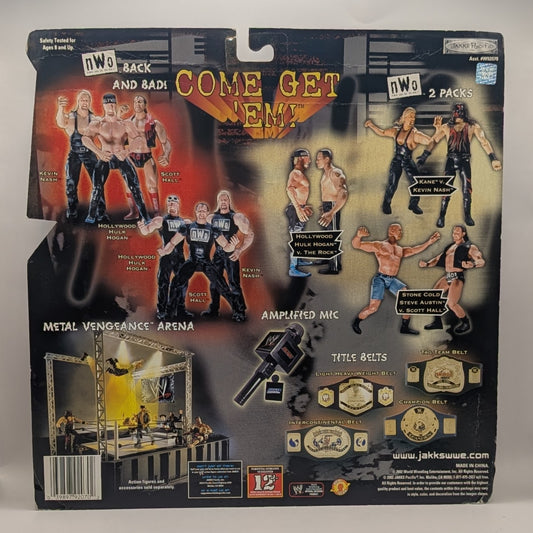 2002 WWE Jakks Pacific nWo R-3 Tech "Battle for Dominance": Stone Cold Steve Austin vs. Scott Hall
