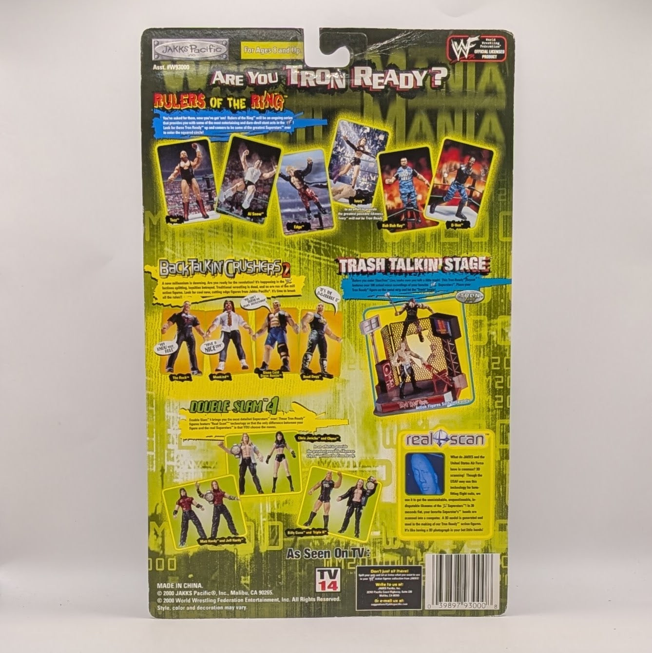 2000 WWF Jakks Pacific Titantron Live Rulers of the Ring Series 1 Ivory