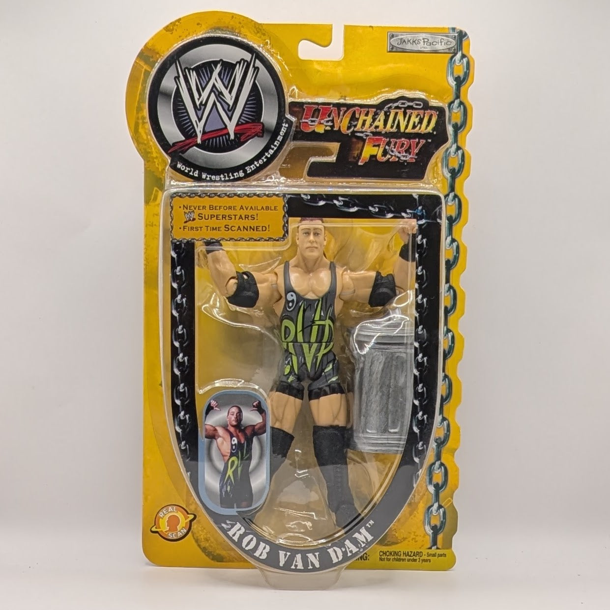 2002 WWE Jakks Pacific Titantron Live Unchained Fury Series 1 Wave 2 Rob Van Dam