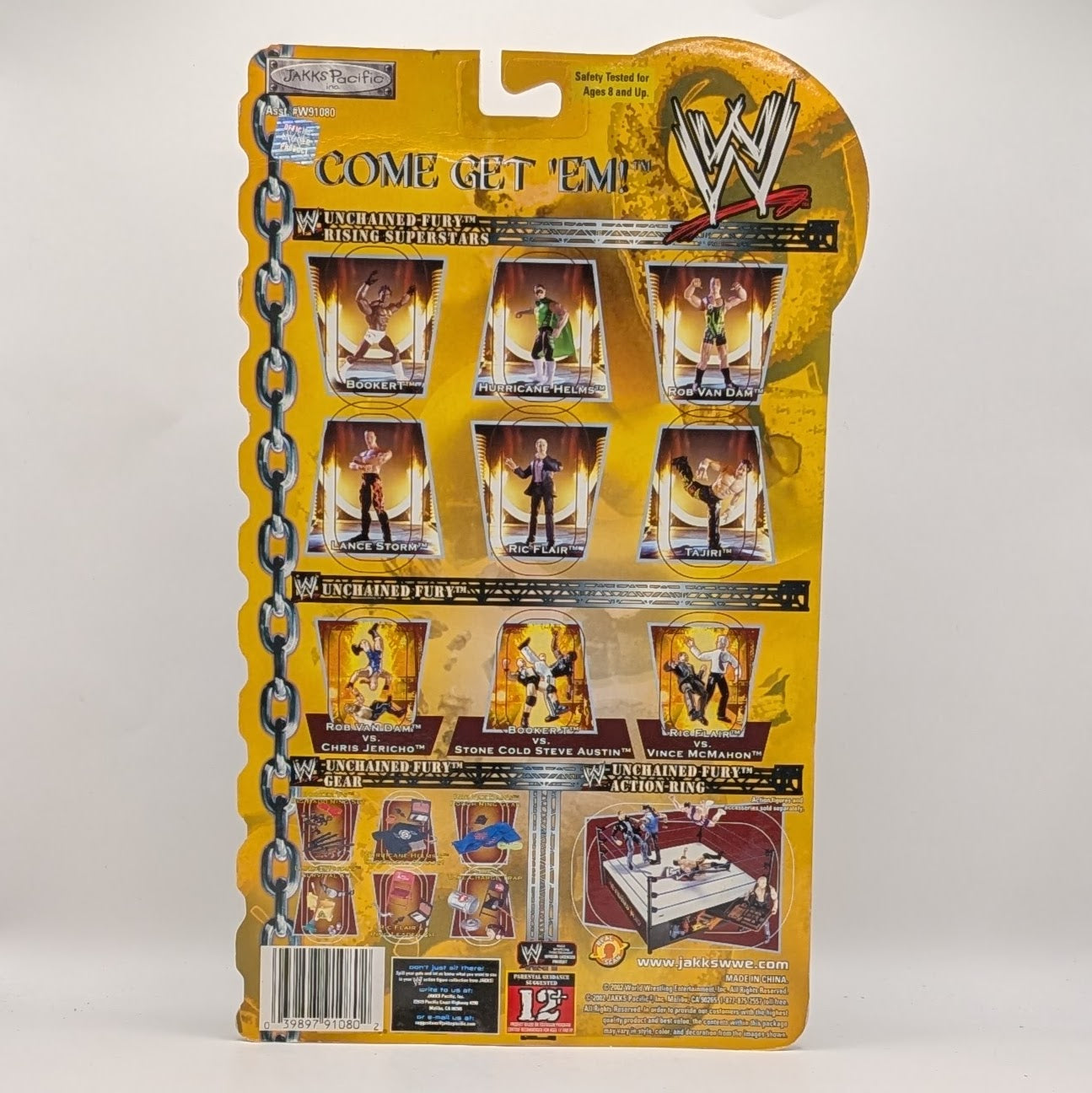 2002 WWE Jakks Pacific Titantron Live Unchained Fury Series 1 Wave 2 Rob Van Dam