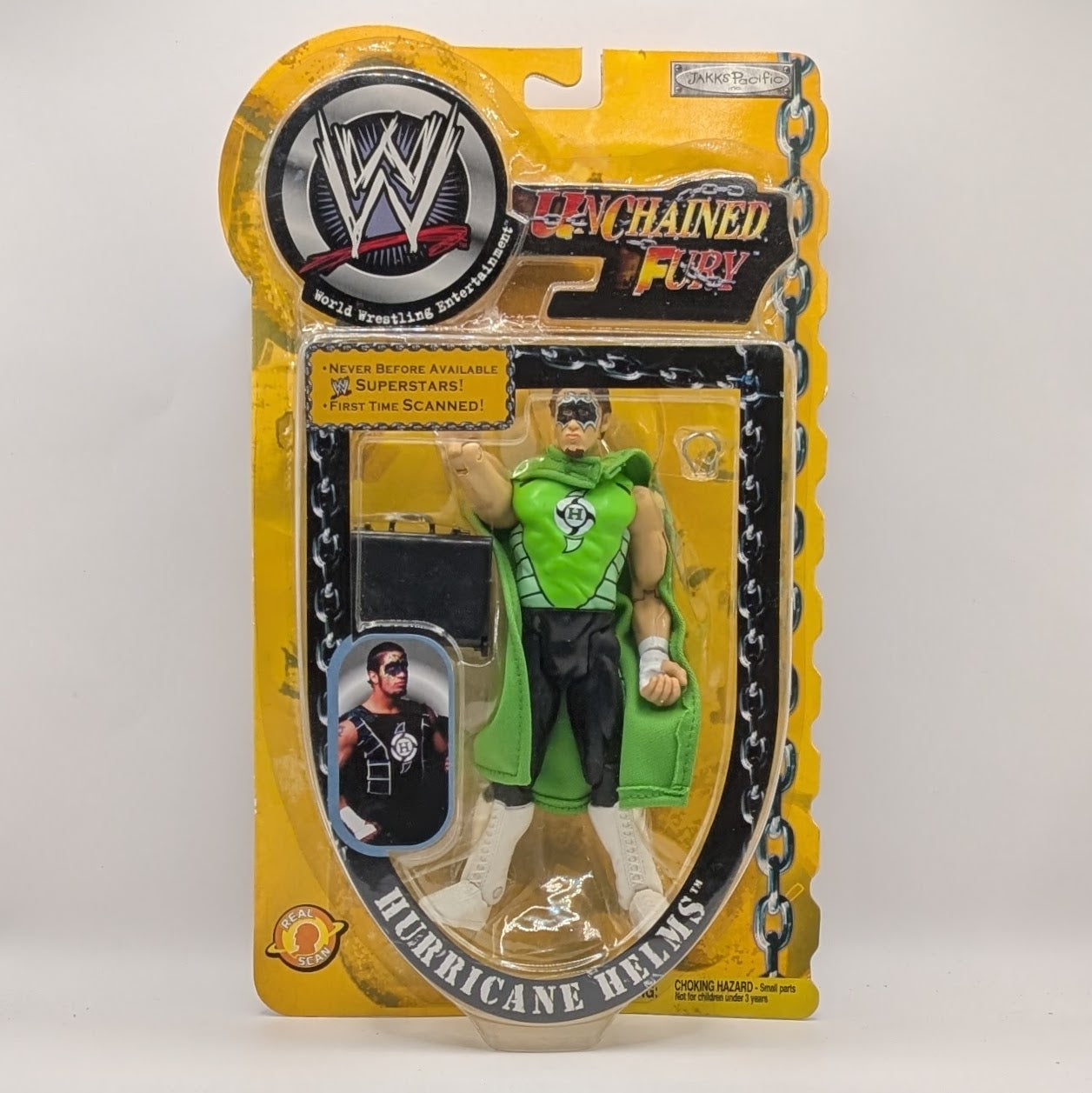2002 WWE Jakks Pacific Titantron Live Unchained Fury Series 1 Wave 2 Hurricane Helms