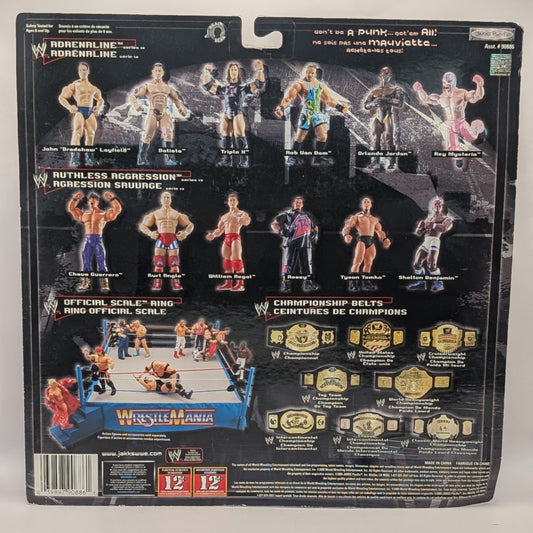 2005 WWE Jakks Pacific Ruthless Aggression WrestleMania 21 Signature Gear Series 2 Kurt Angle