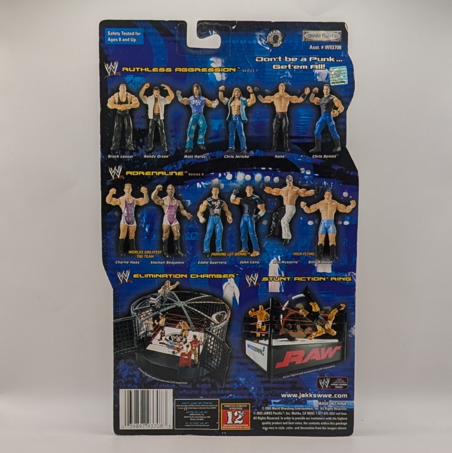 2004 WWE Jakks Pacific Ruthless Aggression Series 7.5 "Ring Rage" Rob Van Dam