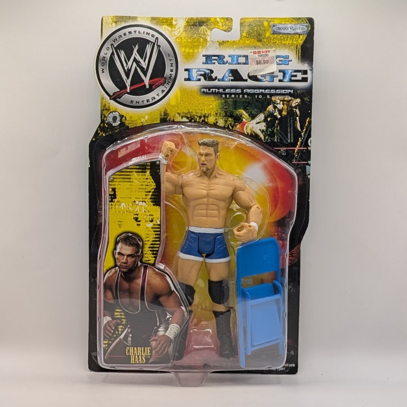 2004 WWE Jakks Pacific Ruthless Aggression Series 10.5 "Ring Rage" Charlie Haas