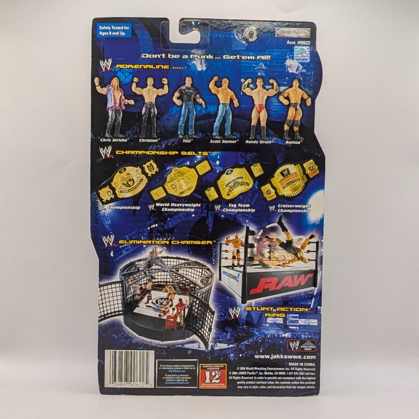 2004 WWE Jakks Pacific Ruthless Aggression Series 8.5 "Ring Rage" A-Train