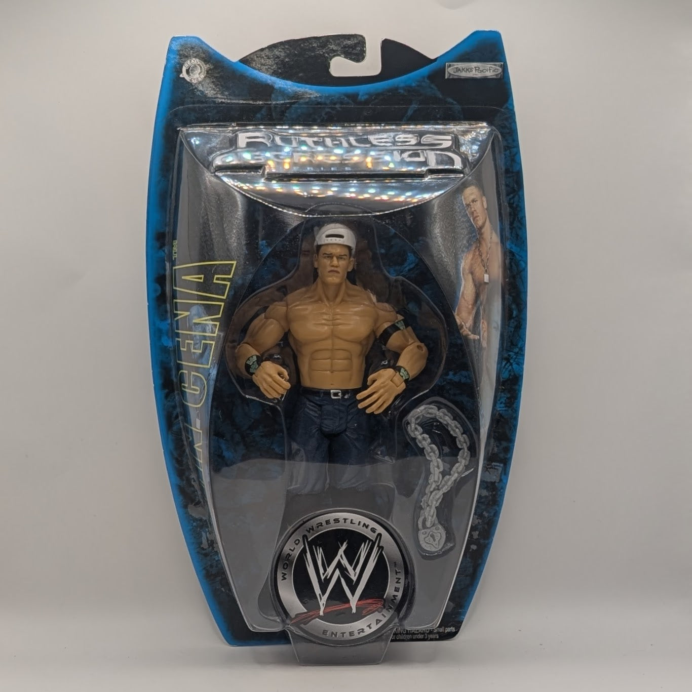 2004 WWE Jakks Pacific Ruthless Aggression Series 11.5 John Cena [Without Shirt]