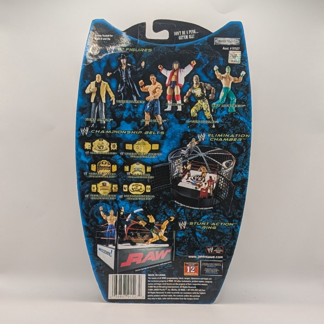 2004 WWE Jakks Pacific Ruthless Aggression Series 11.5 John Cena [Without Shirt]