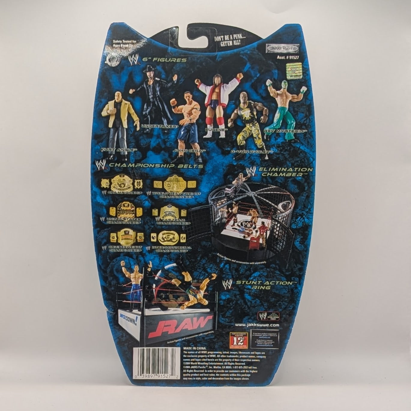 2004 WWE Jakks Pacific Ruthless Aggression Series 11.5 John Cena [With Shirt]