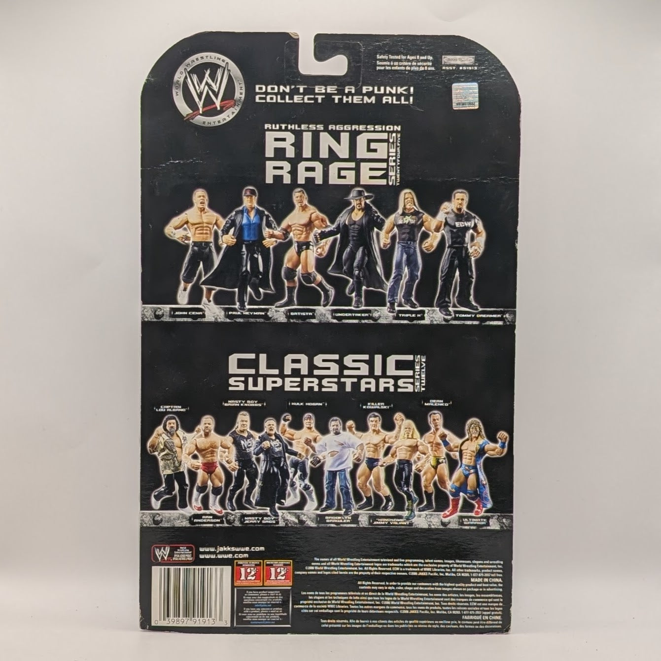 2007 WWE Jakks Pacific Ruthless Aggression Series 24.5 "Ring Rage" Tommy Dreamer