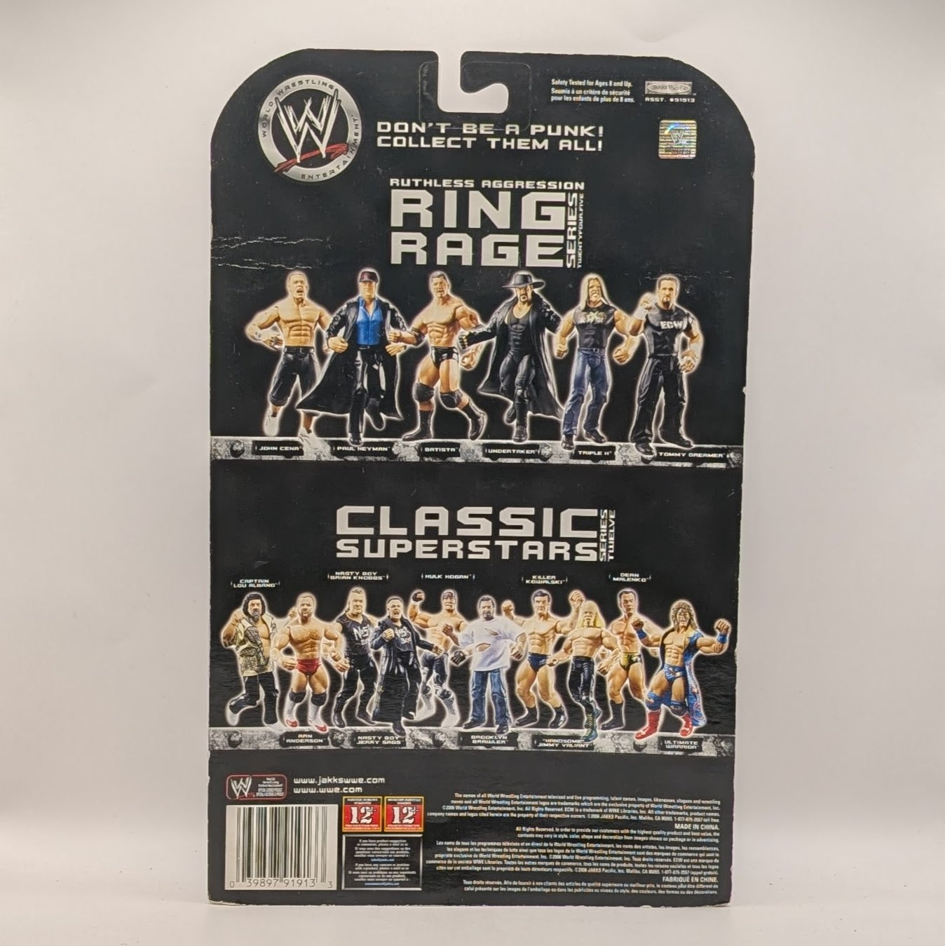 2007 WWE Jakks Pacific Ruthless Aggression Series 24.5 "Ring Rage" John Cena