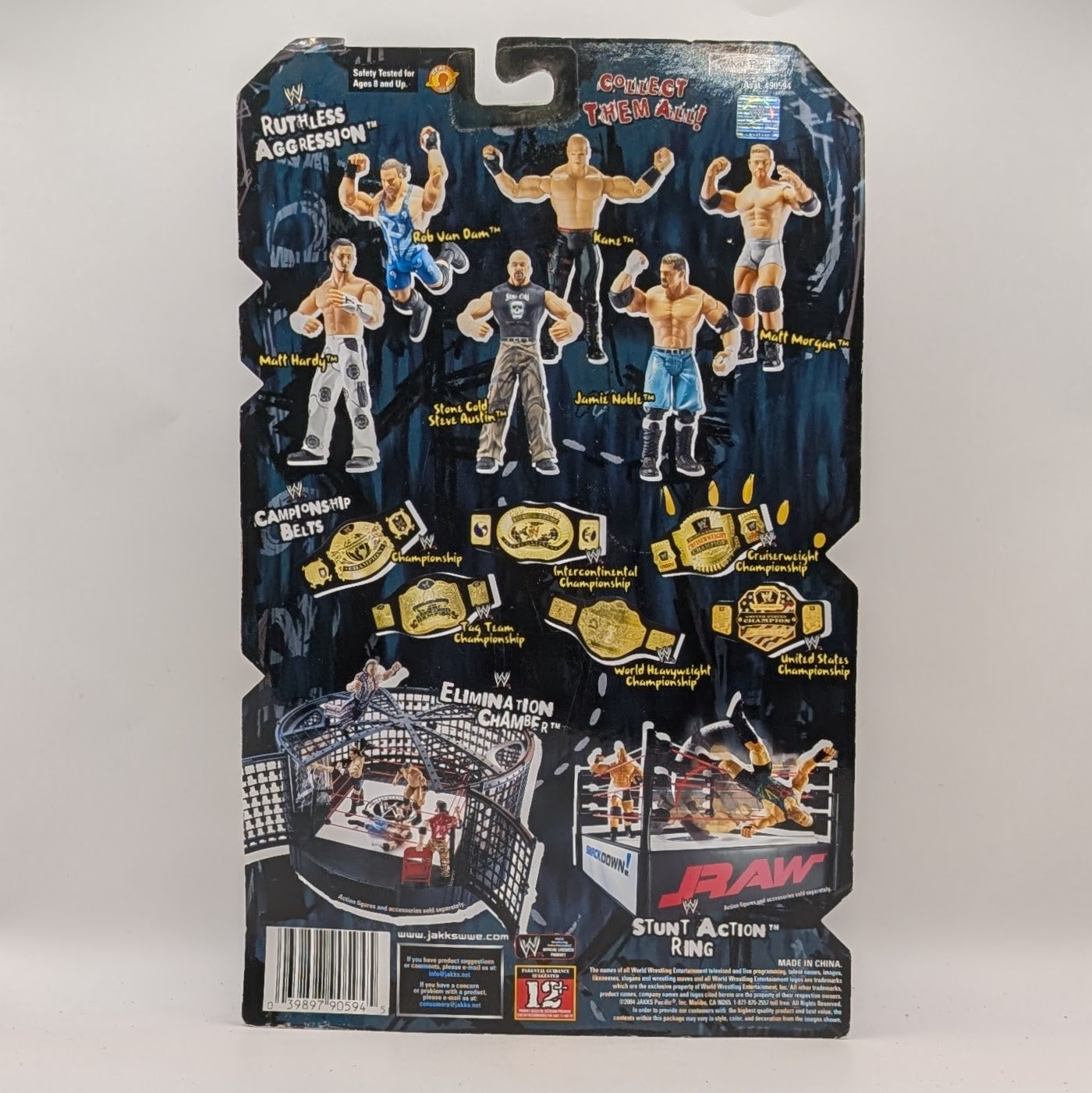 2004 WWE Jakks Pacific Ruthless Aggression Series 9 Rob Van Dam