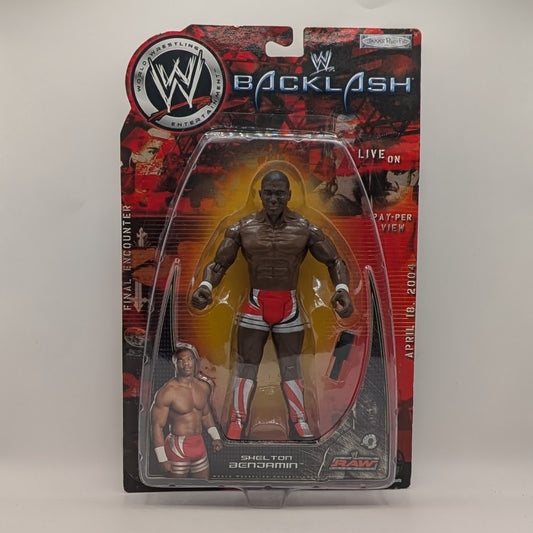 2004 WWE Jakks Pacific Ruthless Aggression Pay Per View Series 4 "Backlash" Shelton Benjamin