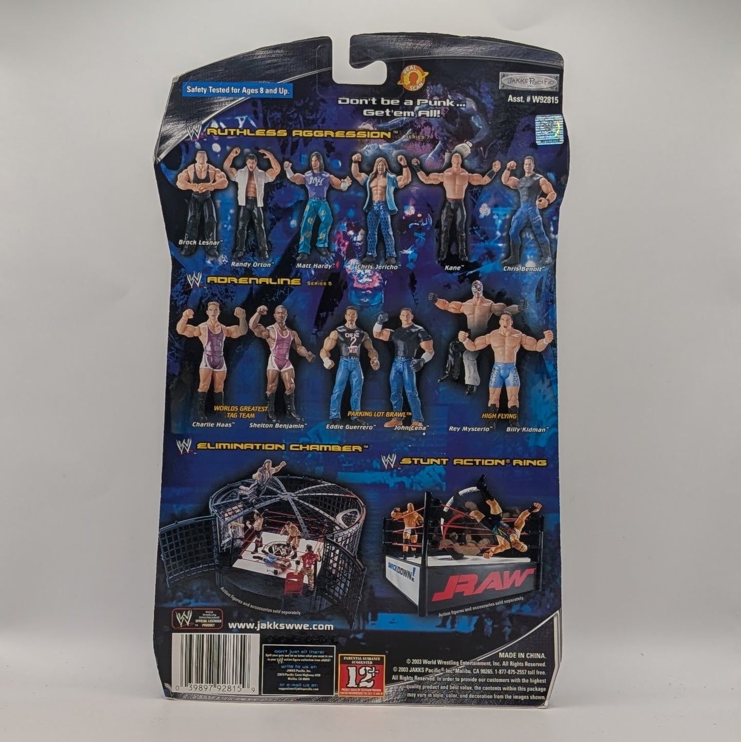 2004 WWE Jakks Pacific Ruthless Aggression Series 7 Brock Lesnar