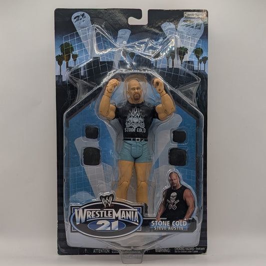 2005 WWE Jakks Pacific Ruthless Aggression WrestleMania 21 Series 3 Stone Cold Steve Austin