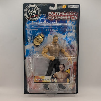 2004 WWE Jakks Pacific Ruthless Aggression Series 8 Christian [With Short Sleeves]