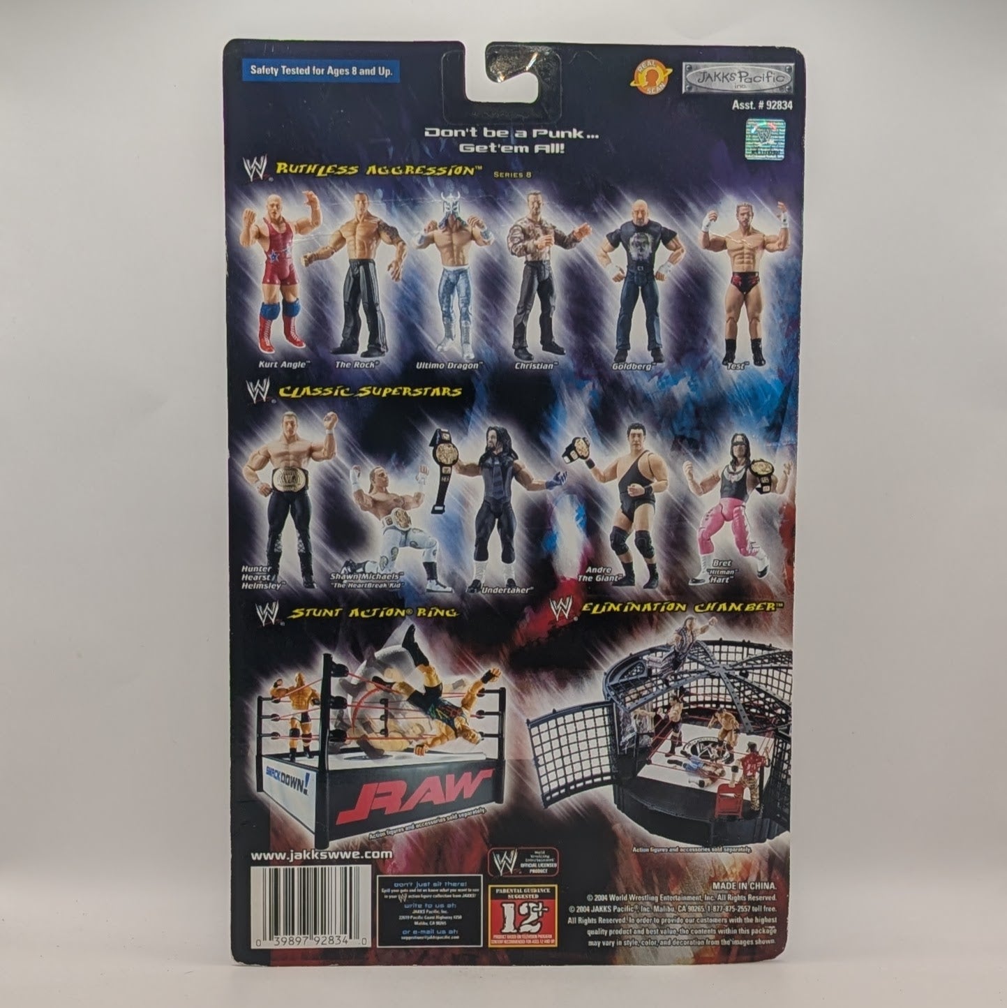 2004 WWE Jakks Pacific Ruthless Aggression Series 8 Christian [With Short Sleeves]