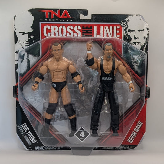 2011 TNA Wrestling Jakks Pacific Cross the Line Series 4 Eric Young & Kevin Nash