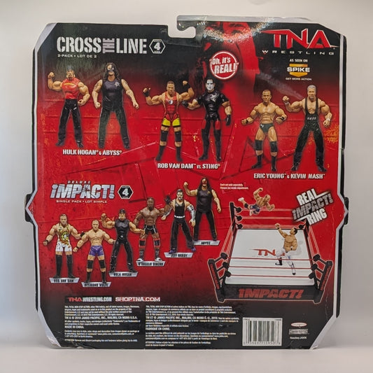 2011 TNA Wrestling Jakks Pacific Cross the Line Series 4 Eric Young & Kevin Nash
