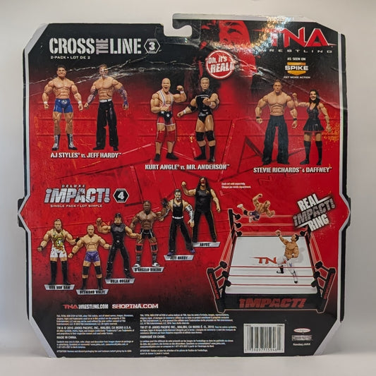 2011 TNA Wrestling Jakks Pacific Cross the Line Series 3 Stevie Richards & Daffney