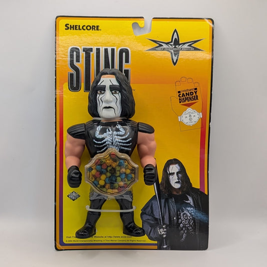 2000 WCW Shelcore Wristband Candy Dispenser Sting
