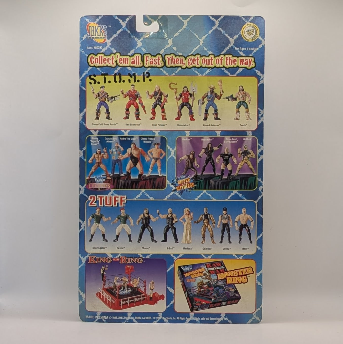 1998 WWF Jakks Pacific Shotgun Saturday Night Series 1 Phineas I. Godwinn