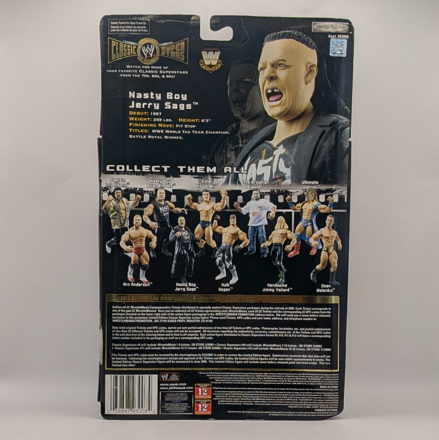2006 WWE Jakks Pacific Classic Superstars Series 12 Nasty Boy