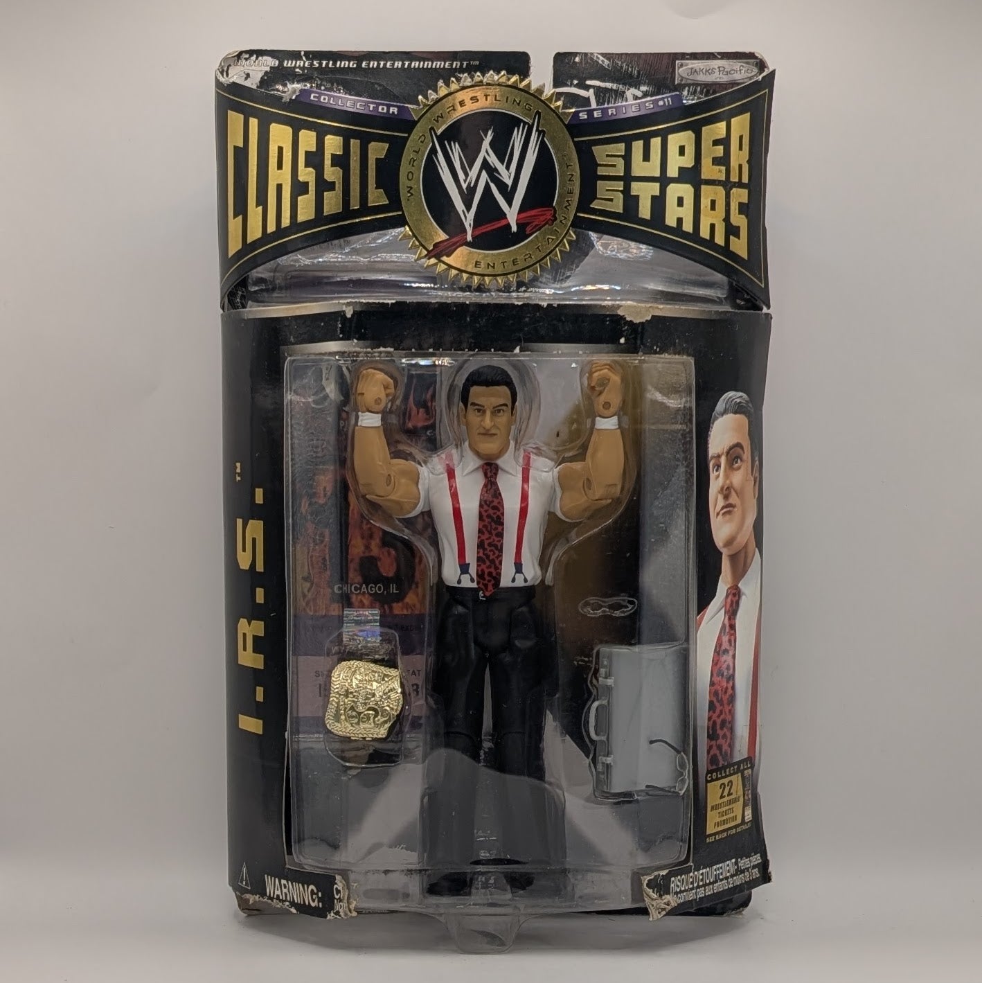 2006 WWE Jakks Pacific Classic Superstars Series 11 I.R.S.