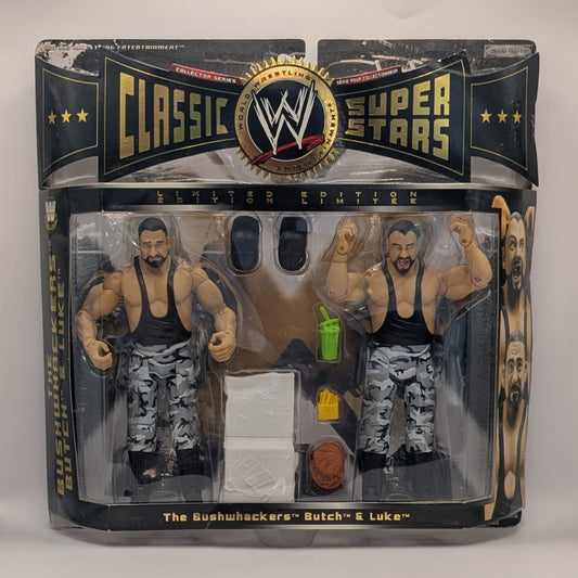 2005 WWE Jakks Pacific Classic Superstars 2-Packs Series 3 The Bushwhackers: Butch & Luke